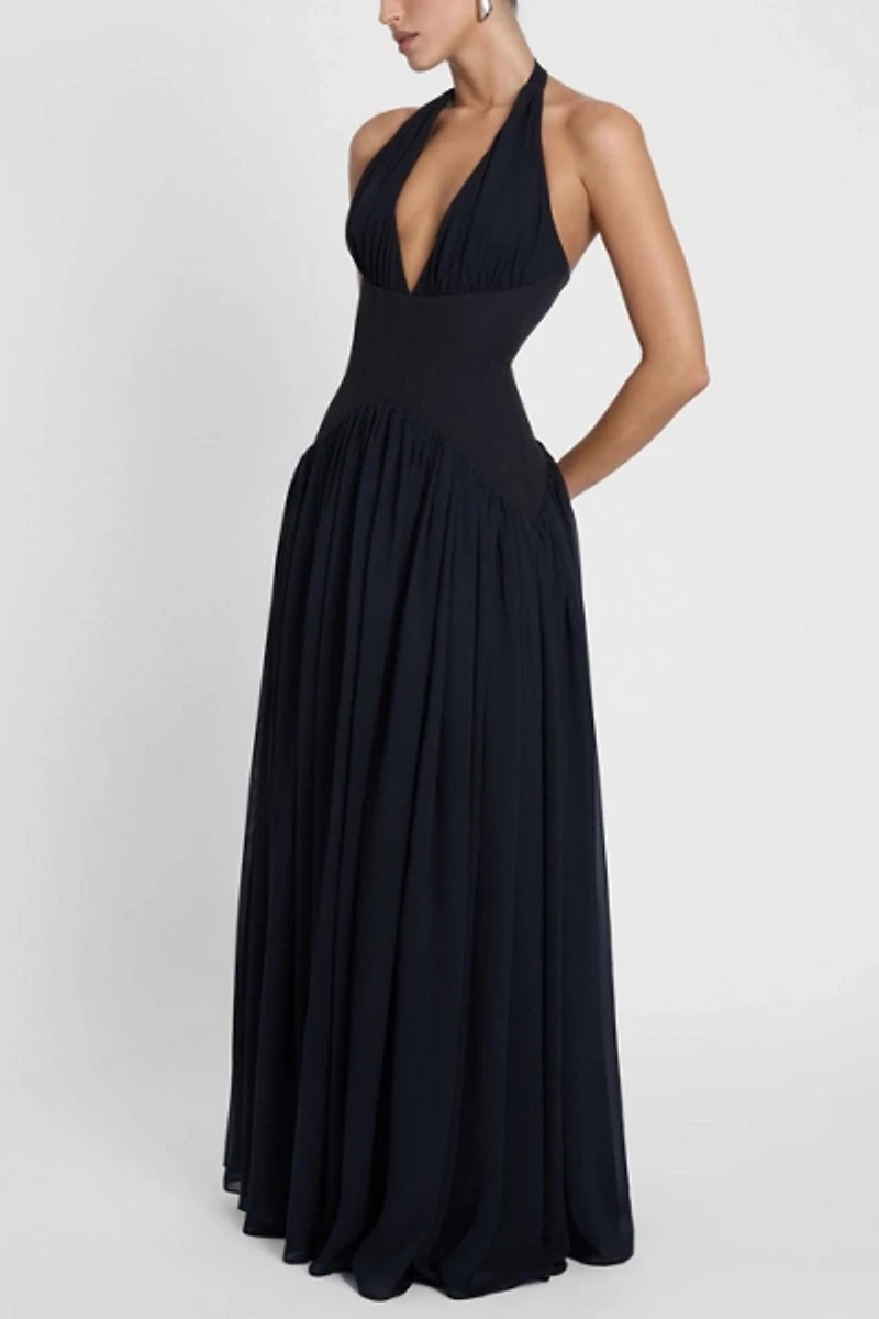 LEAU Harlowe Corset Maxi Dress