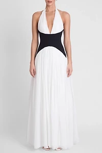 LEAU Harlowe Corset Maxi Dress