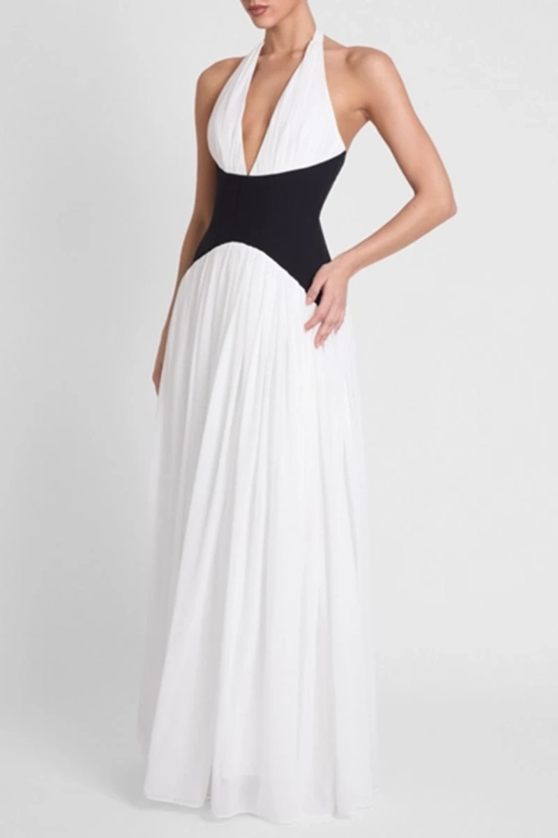 LEAU Harlowe Corset Maxi Dress