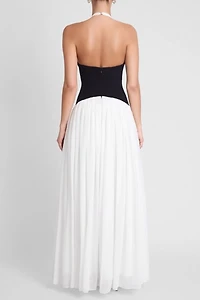 LEAU Harlowe Corset Maxi Dress