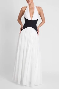 LEAU Harlowe Corset Maxi Dress