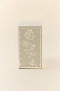 Cutout Lace Iron Record Storage Shelf