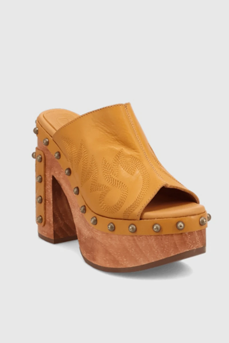 Dingo Free Spirit Wooden Platform Sandal