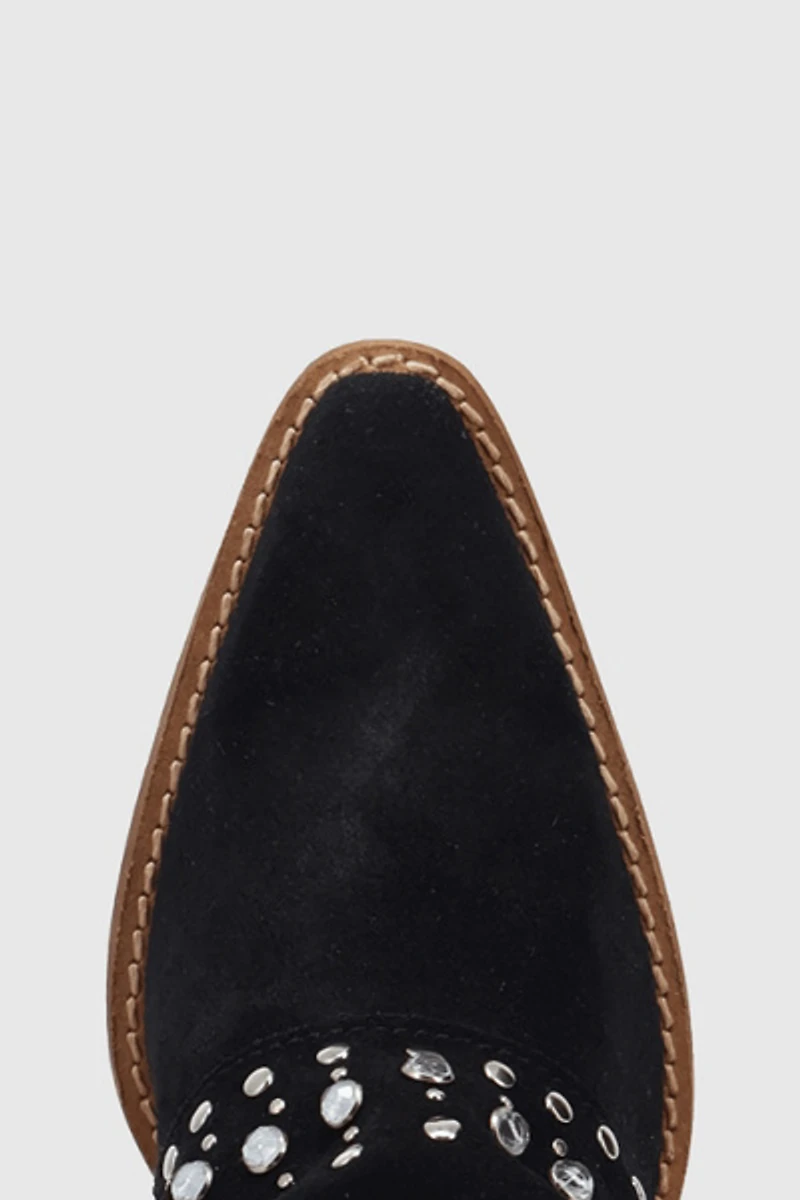 Dingo Howdy Honey Suede Foldover Cowboy Boot