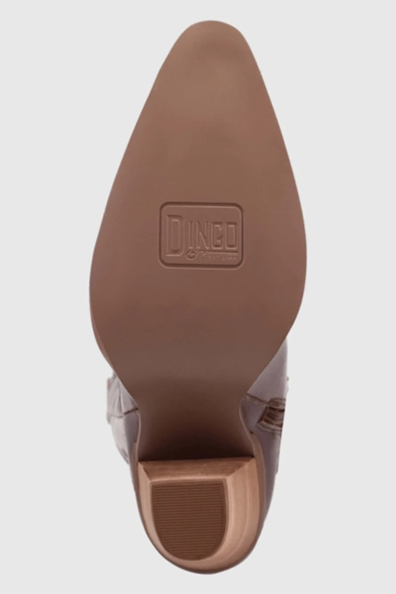 Dingo Rock N' Rebel Leather Studded Cowboy Boot