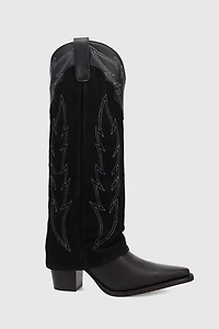 Dingo Wild Fire Leather Foldover Cowboy Boot