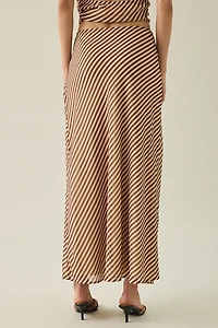 Kiss The Sky Adriana Striped Maxi Skirt