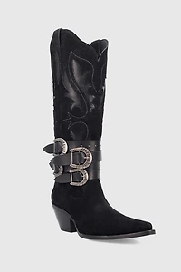 Dingo Buck Wild Suede Leather Cowboy Boot