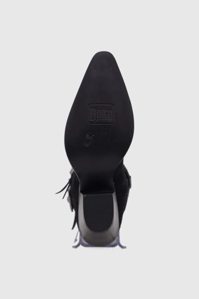 Dingo Buck Wild Suede Leather Cowboy Boot