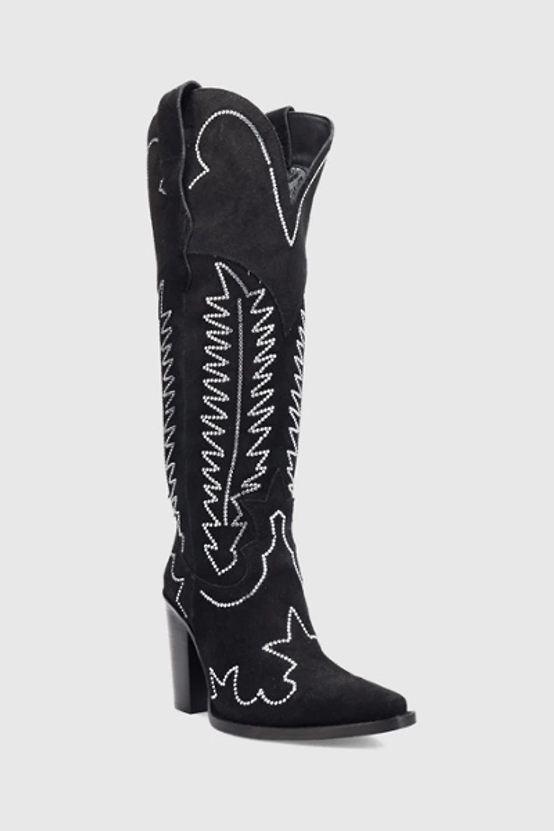 Dingo Double Take Suede Leather Cowboy Boot