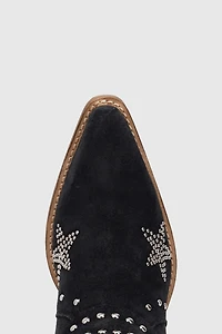 Dingo Lucky Stars Suede Leather Cowboy Boot