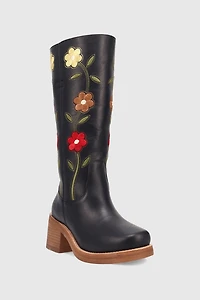 Dingo Bloom Embroidered Leather Boot