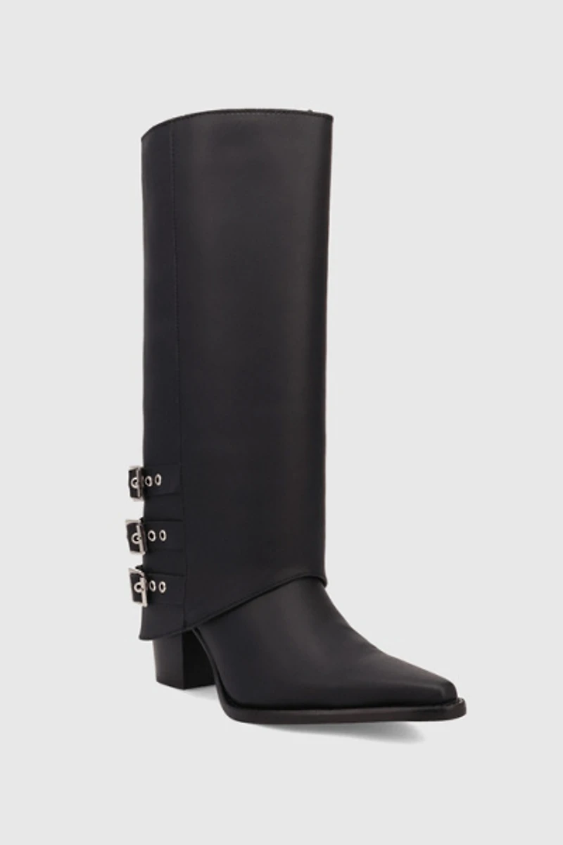 Dingo Urban Cowgirl Leather Foldover Cowboy Boot