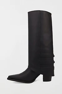 Dingo Urban Cowgirl Leather Foldover Cowboy Boot