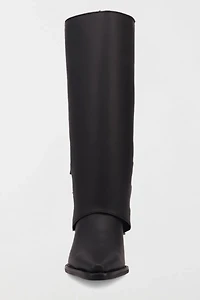 Dingo Urban Cowgirl Leather Foldover Cowboy Boot