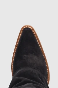 Dingo Buckle Bunny Suede Foldover Cowboy Boot