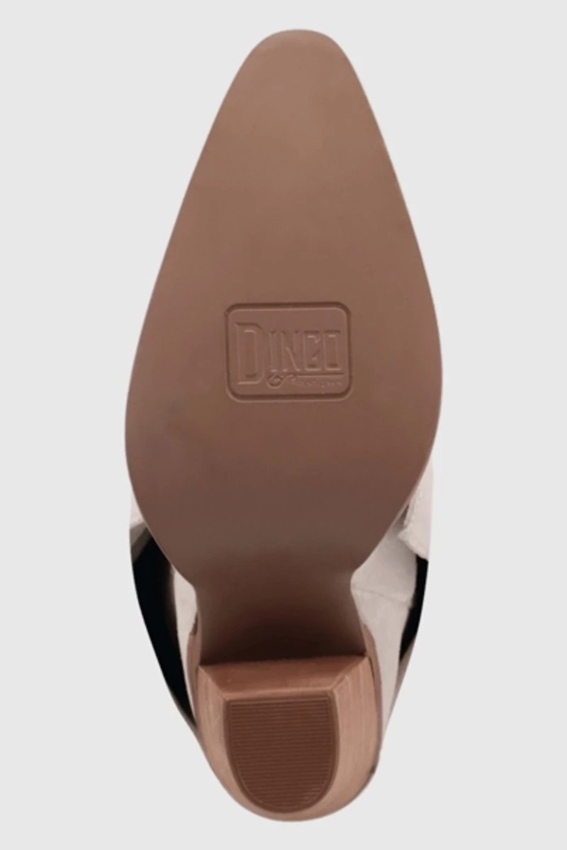 Dingo Buckle Bunny Suede Foldover Cowboy Boot