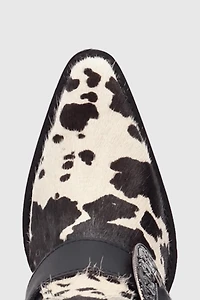 Dingo Spur Crazy Buckled Leather Cowboy Boot