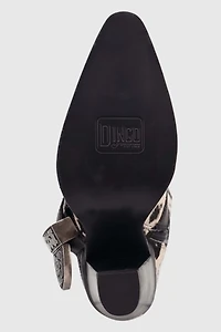 Dingo Spur Crazy Buckled Leather Cowboy Boot