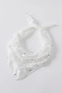 Butterfly Sequin Headscarf