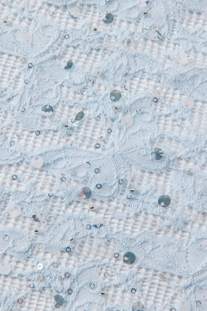 Butterfly Sequin Headscarf