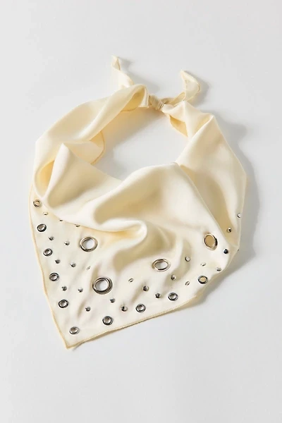 Grommet Metal Hardware Satin Headscarf