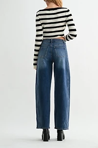 Jemina Denim High Rise Balloon Pant