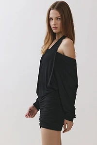 Personal Code Nyx Halter Neckline Layered Mini Dress