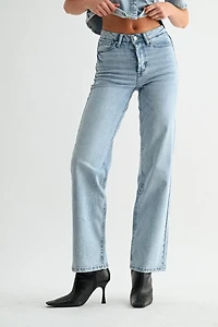 Jemina Denim High Rise Straight Jean