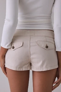 UO Casey Mid-Rise Sailor Mini Shorts