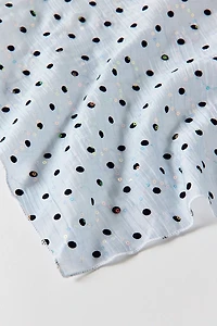 Polka Dot Pop Embellished Head Scarf