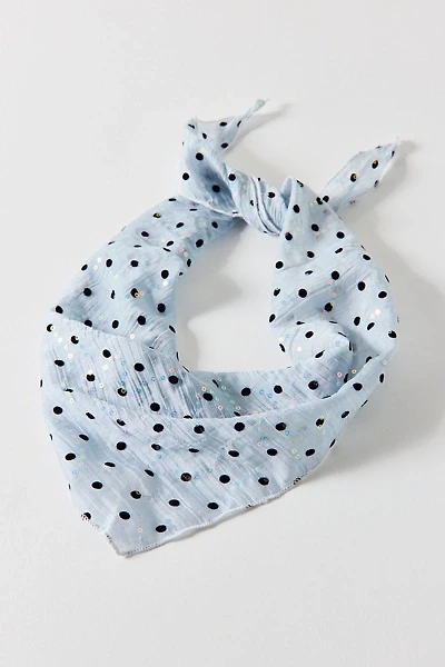 Polka Dot Pop Embellished Head Scarf