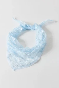 Willow Sequin Lace Headscarf