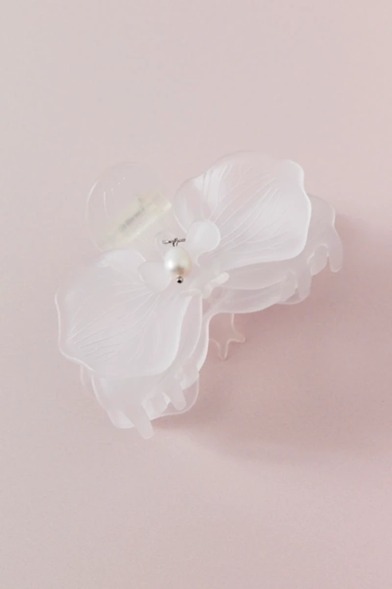 Chunks Orchid Claw Clip