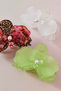 Chunks Orchid Claw Clip
