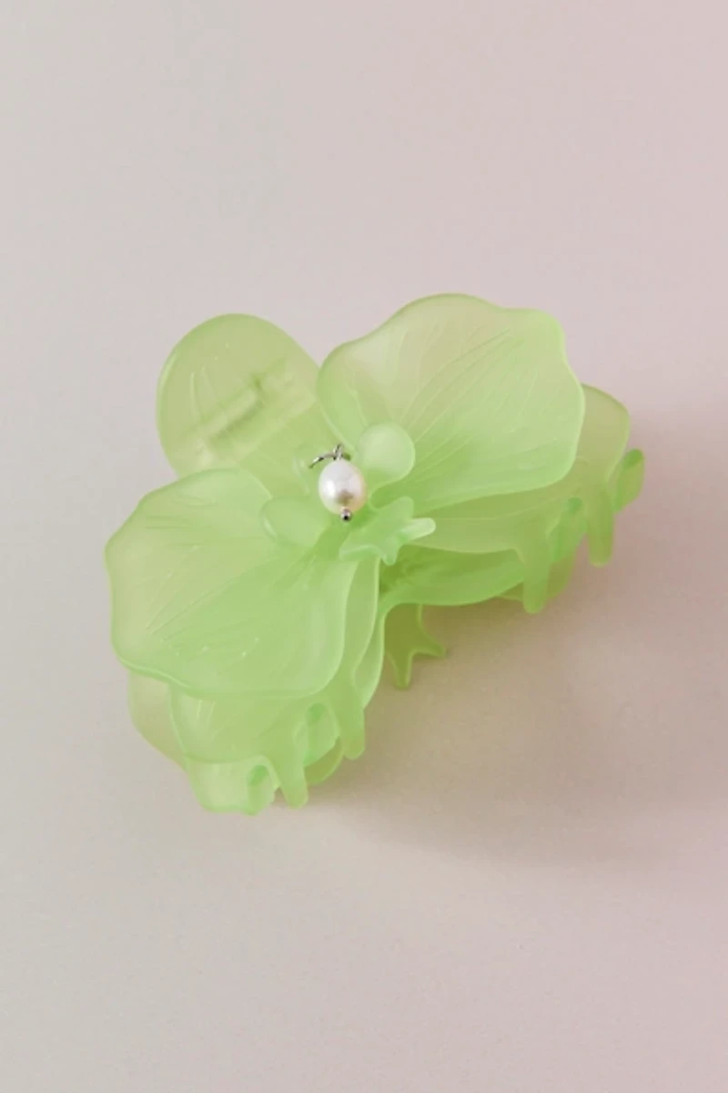 Chunks Orchid Claw Clip