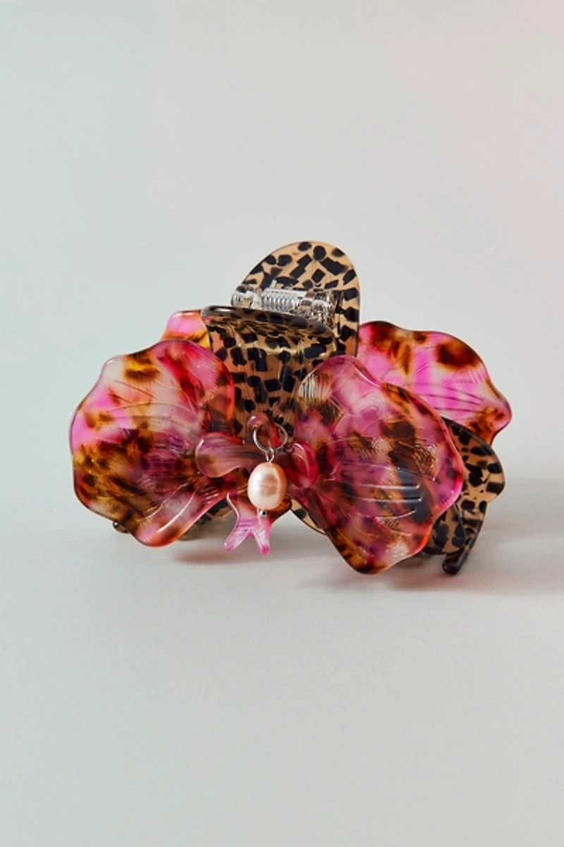 Chunks Orchid Claw Clip
