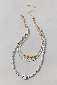 Rio Beaded Triple-Layered Necklace