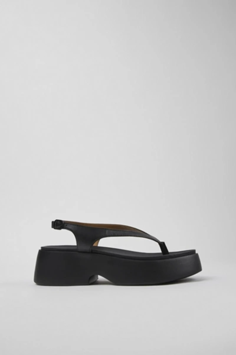 Camper Tasha Leather Thong Platform Sandal