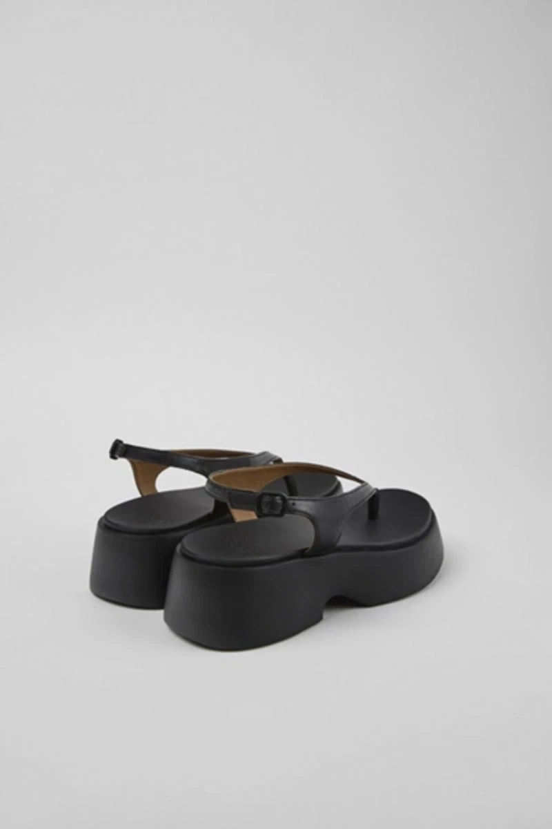 Camper Tasha Leather Thong Platform Sandal