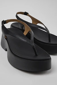 Camper Tasha Leather Thong Platform Sandal