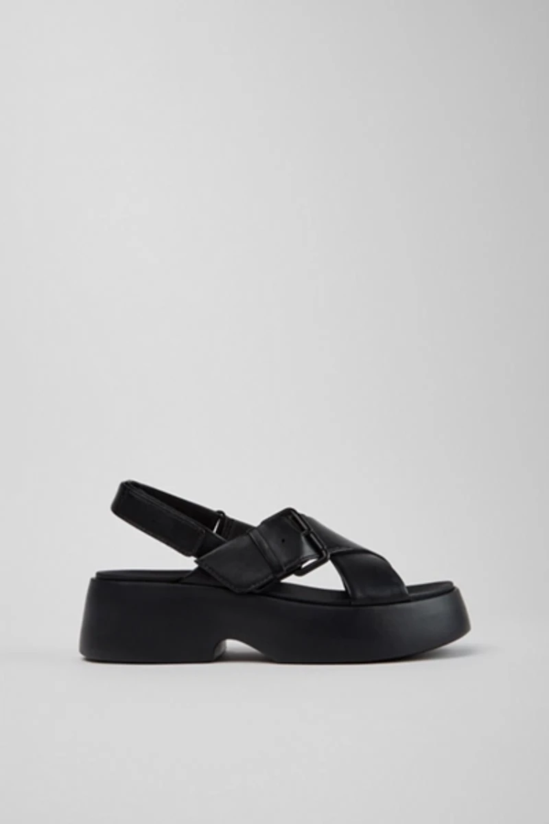 Camper Tasha Leather X-Strap Sandal