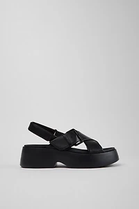 Camper Tasha Leather X-Strap Sandal