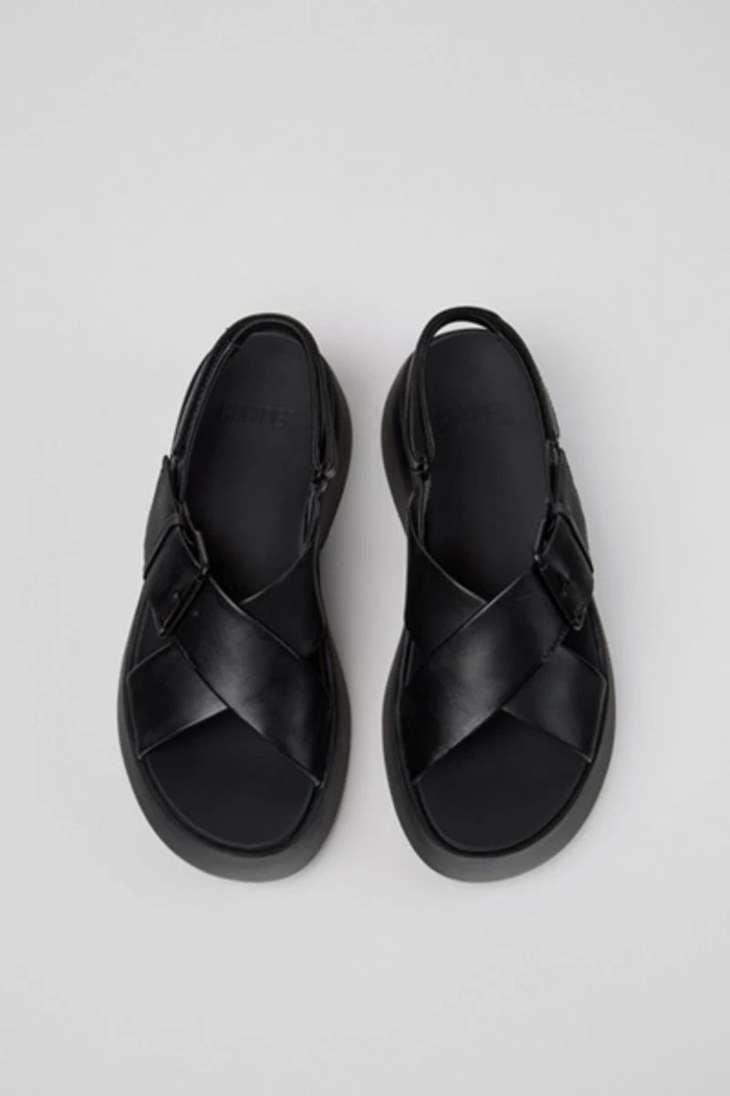Camper Tasha Leather X-Strap Sandal