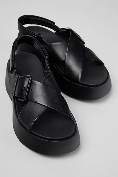 Camper Tasha Leather X-Strap Sandal