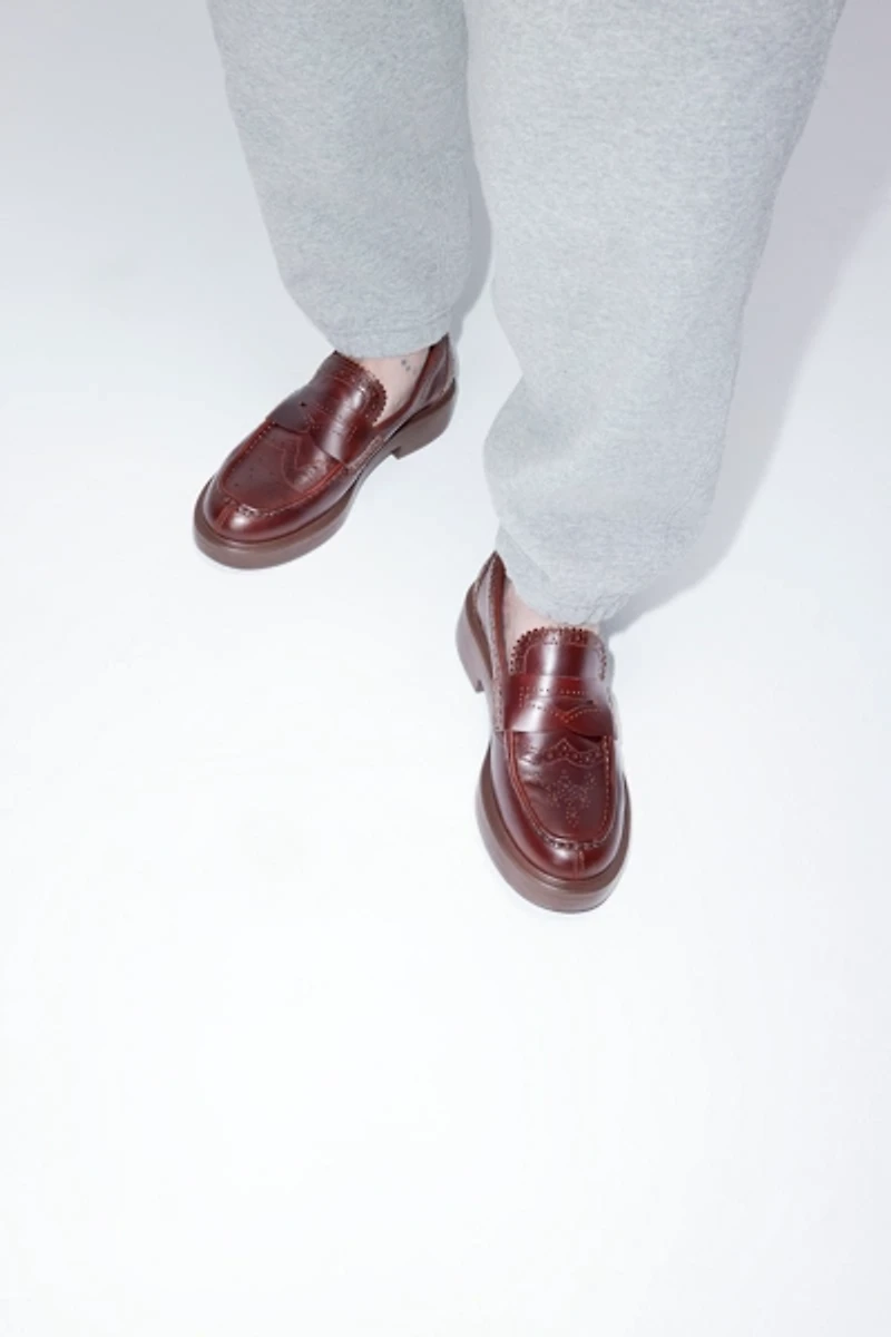 Camper Dean Twins Brogue Leather Loafer