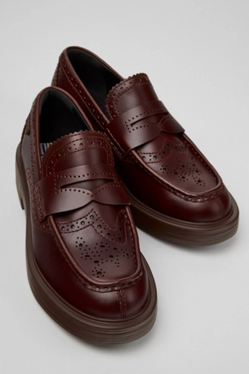 Camper Dean Twins Brogue Leather Loafer