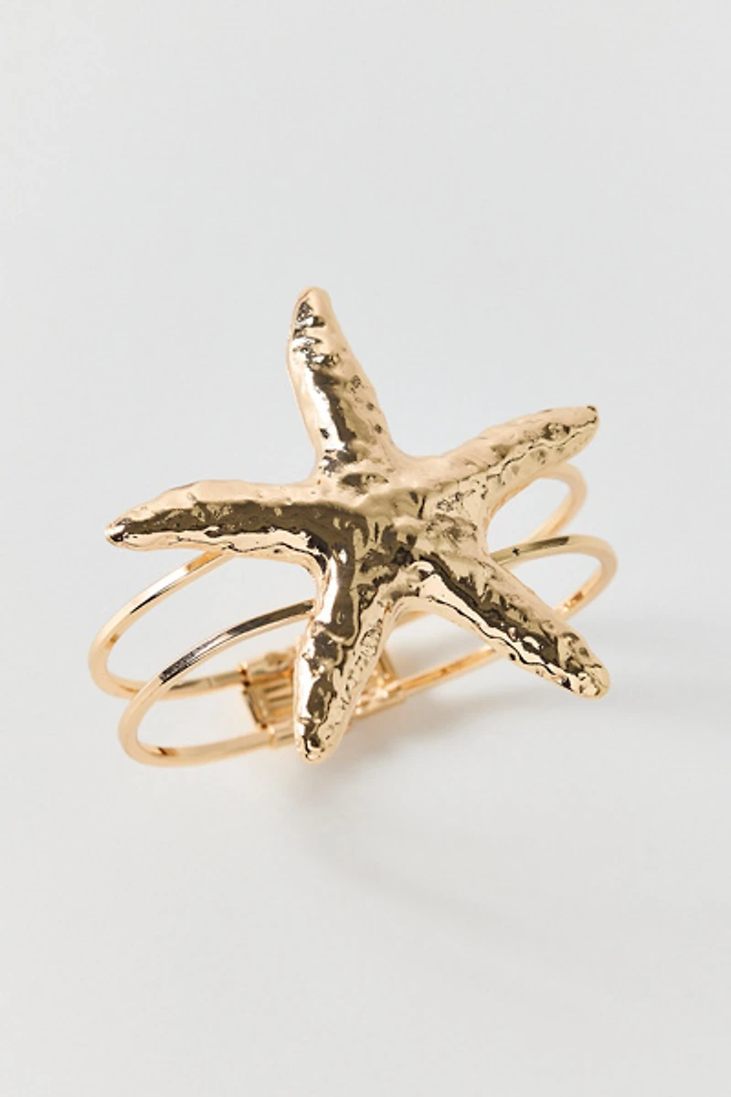 Hammered Starfish Bracelet