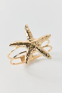Hammered Starfish Bracelet