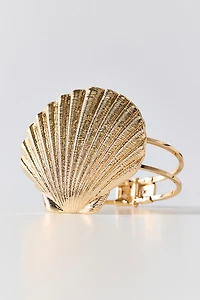 Statement Metal Seashell Bracelet